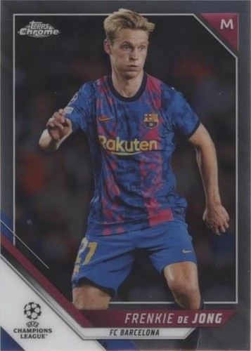 2021-22 Topps Chrome UCL Frenkie de Jong #93