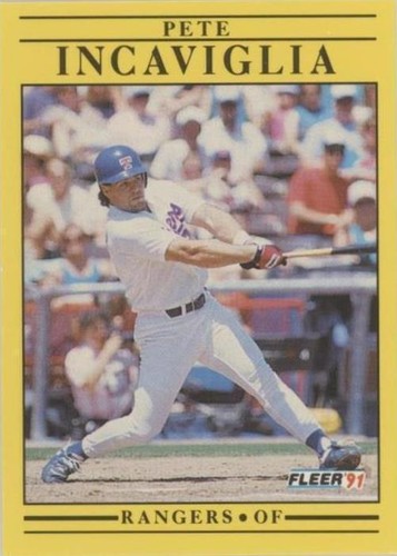 1991 Fleer - Pete Incaviglia #290