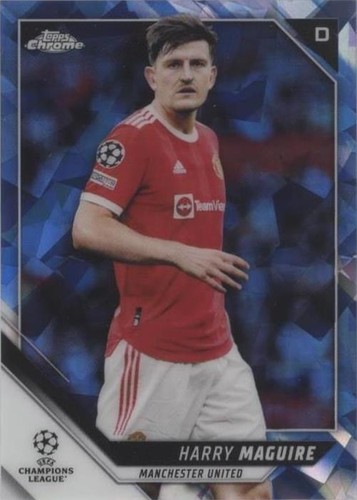 2021-22 Topps Chrome UCL Sapphire Edition Harry Maguire #32