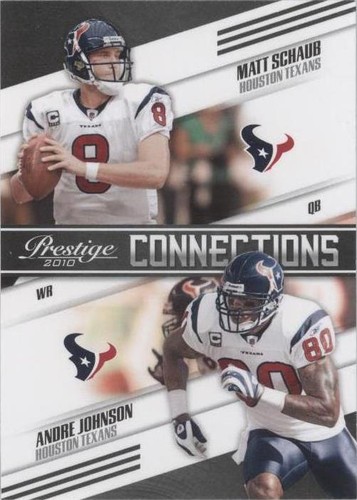 2010 Playoff Prestige Andre Johnson Matt Schaub #3