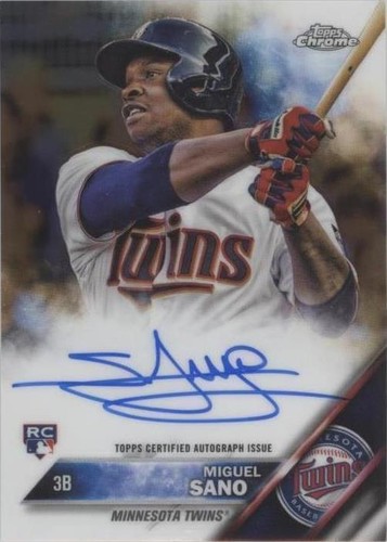 2016 Topps Chrome - Miguel Sanó #RA-MS