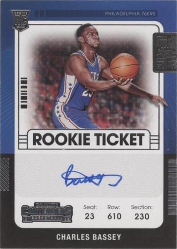 2021-22 Panini Contenders - Charles Bassey #139