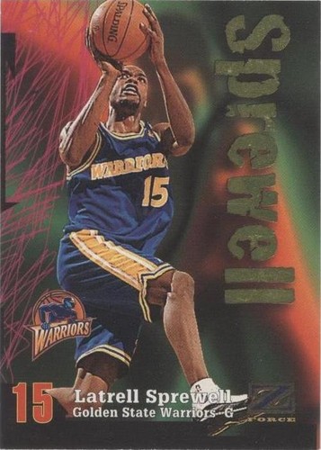 1997-98 Skybox Z-Force - Latrell Sprewell #15