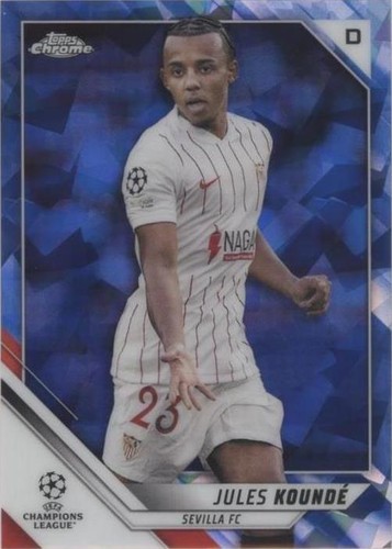 2021-22 Topps Chrome UCL Sapphire Edition Jules Kounde #121