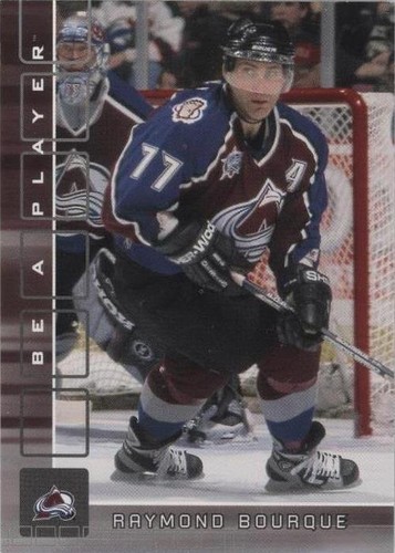 2001-02 In the Game Be A Player Memorabilia - Ray Bourque #216
