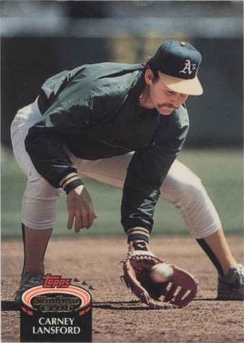1992 Topps Stadium Club - Carney Lansford #45