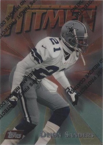 1997 Topps Finest Deion Sanders #90