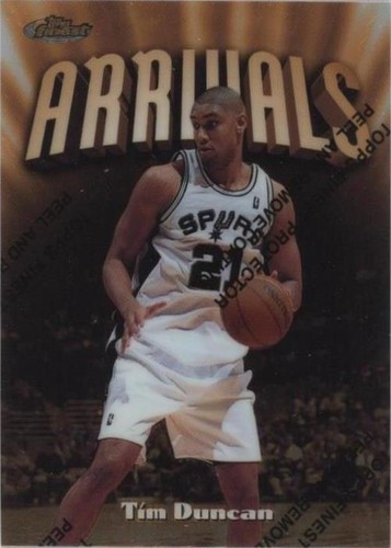 1997-98 Topps Finest - Tim Duncan #325