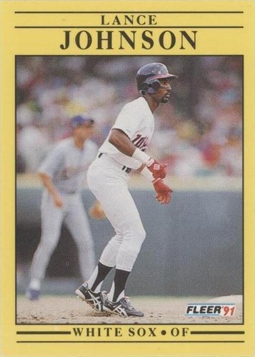 1991 Fleer - Lance Johnson #123