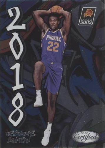 2018 Panini Prizm DeAndre Ayton Phoenix Suns Blue Mosaic Rookie RC