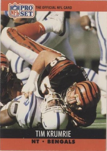1990 Pro Set Tim Krumrie #466