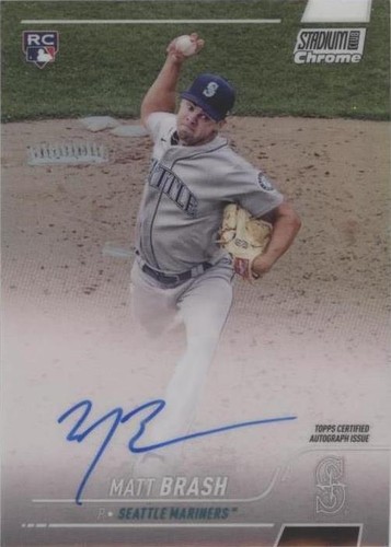 2022 Topps Stadium Club Chrome - Matt Brash #SCCUA-MB