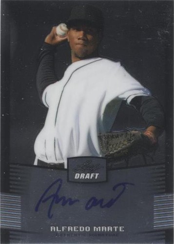 2012 Leaf Metal Draft - Alfredo Marte #BA-AM1