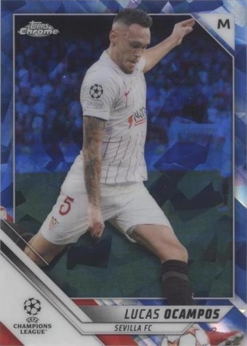 2021-22 Topps Chrome UCL Sapphire Edition Lucas Ocampos #193