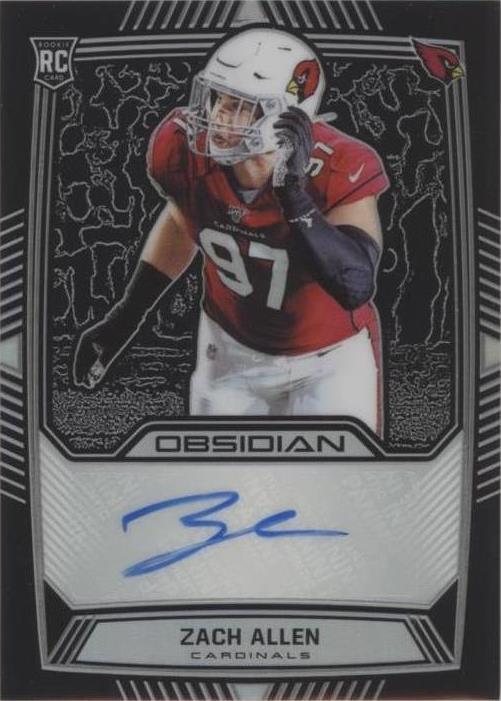 2019 Panini Obsidian Zach Allen #RA-ZAL