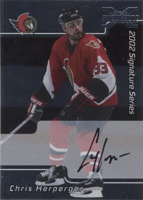 2002-03 In the Game Be A Player Signature Series - Chris Herperger #119