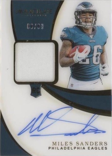 2019 Panini Immaculate Collection Miles Sanders #125