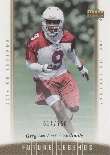2006 UD Legends Greg Lee #142