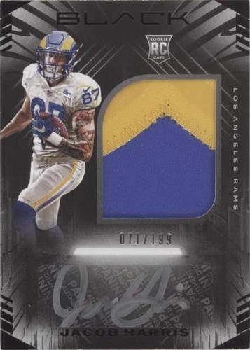 2021 Panini Black Jacob Harris #240
