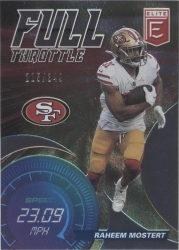 2021 Panini Donruss Elite Raheem Mostert #FT20