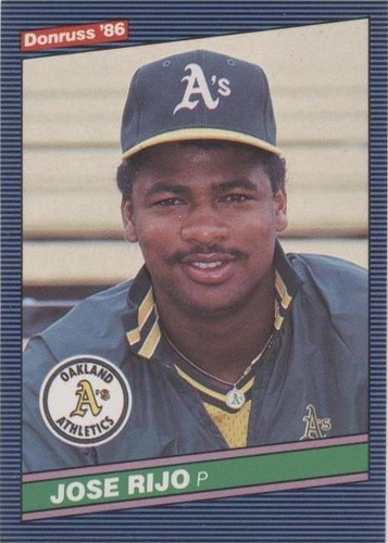 1986 Donruss - Jose Rijo #522