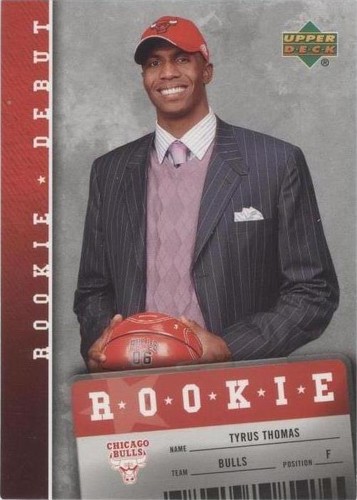 2006-07 Upper Deck Rookie Debut - Tyrus Thomas #101