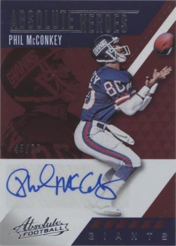 2017 Panini Absolute Phil McConkey #AHA-PM