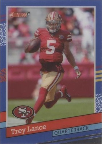 2021 Panini Clearly Donruss Trey Lance #91-18