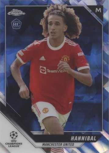 2021-22 Topps Chrome UCL Sapphire Edition Hannibal Mejbri #4