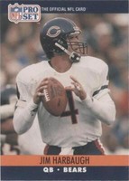 1990 Pro Set Jim Harbaugh #452