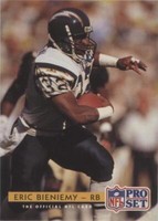 1992 Pro Set Eric Bieniemy #307