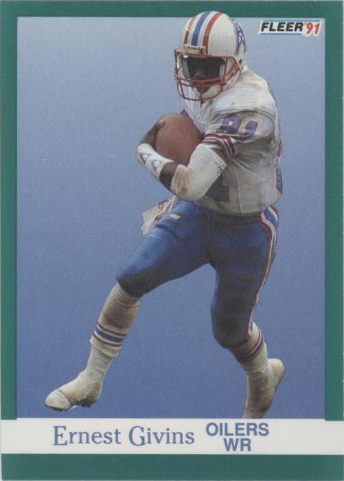1991 Fleer Ernest Givins #61