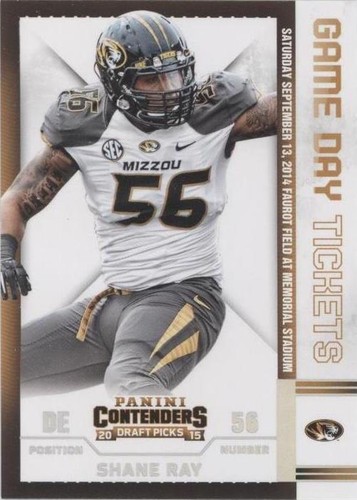 2015 Panini Contenders Draft Picks Shane Ray #40
