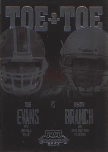 2004 Playoff Contenders Deion Branch Lee Evans #TT-49