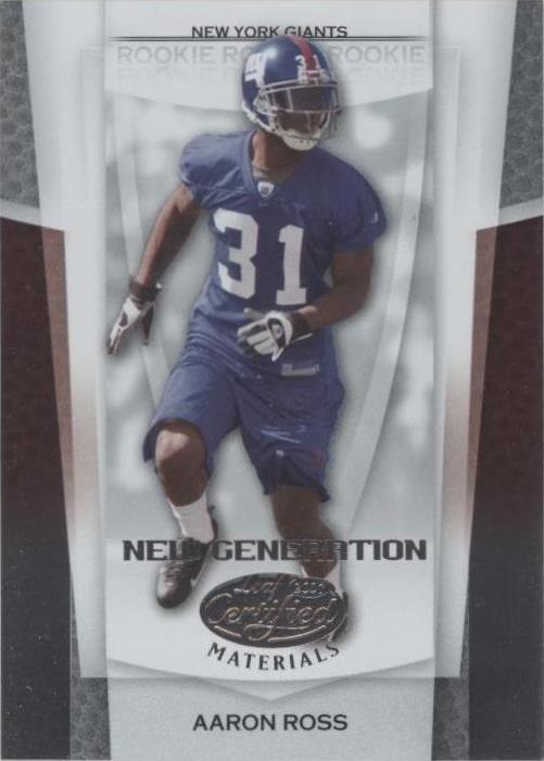 2007 Leaf Certified Materials Aaron Ross #151