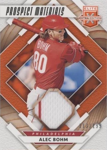 2020 Panini Elite Extra Edition - Alec Bohm #PM-AB