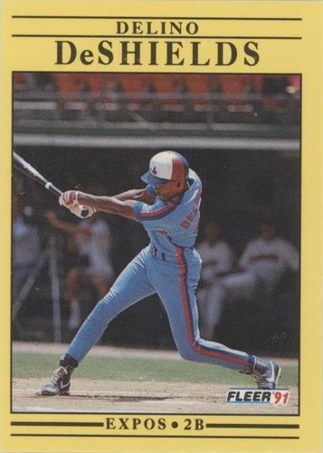 1991 Fleer - Delino DeShields #228