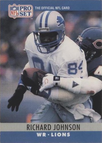 1990 Pro Set Richard Johnson #100