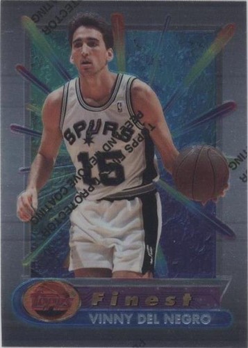1994-95 Topps Finest - Vinny Del Negro #298
