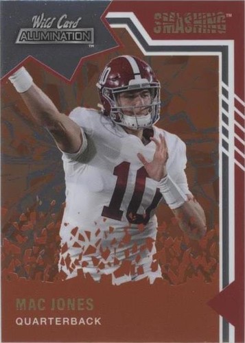 2021 Wild Card Alumination MAC JONES RC #LS4 PURPLE LIGHT