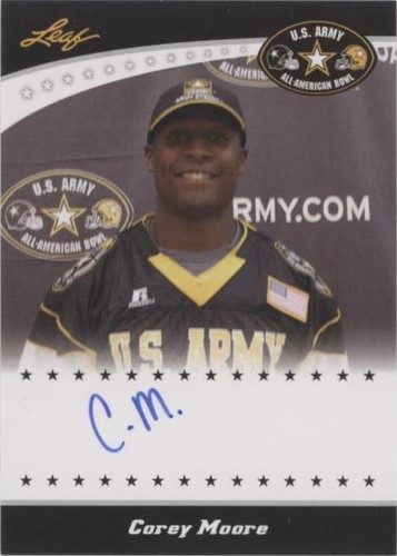 2011 Leaf U.S. Army All-American Bowl Corey Moore #TA-CM1