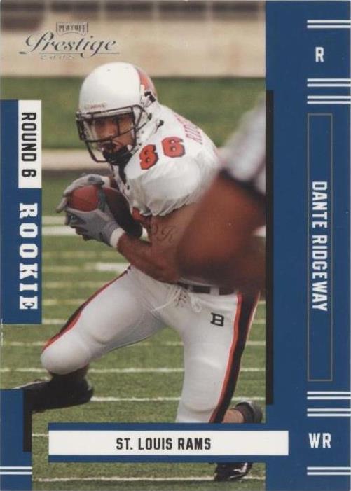 2005 Playoff Prestige Dante Ridgeway #195