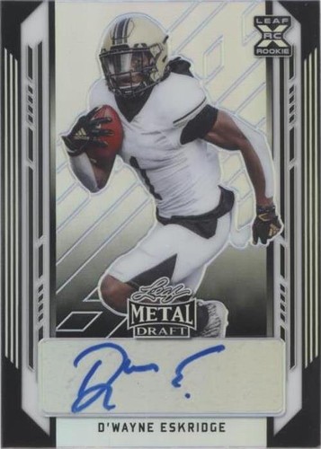 2021 Leaf Metal Draft D'Wayne Eskridge #BA-DWE