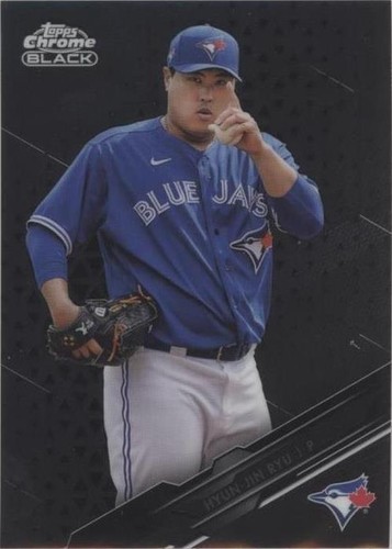 2020 Topps Chrome Black - Hyun-jin Ryu #82