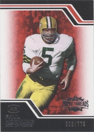 2008 Topps Triple Threads Paul Hornung #97