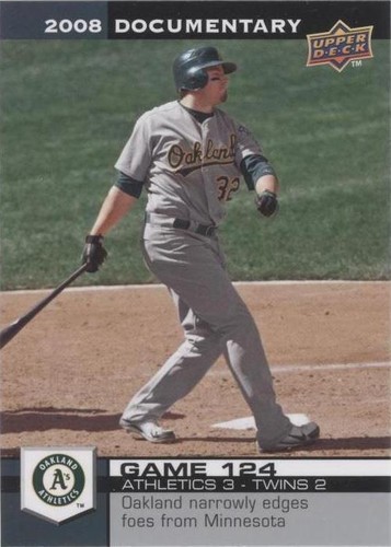 2008 Upper Deck Documentary - Jack Cust #3690