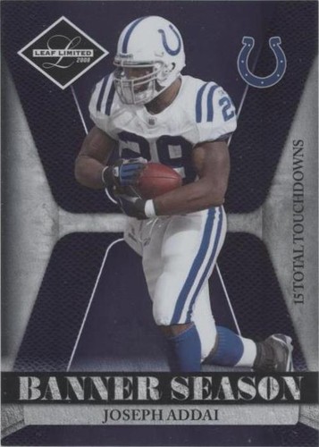 2008 Leaf Limited Joseph Addai #BSM-21