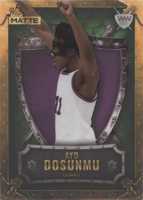 2022-23 Wild Card Matte Draft - Ayo Dosunmu #WW-3