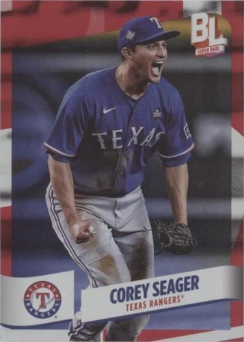 2024 Topps Big League Corey Seager #280 Red Foil SP Rangers