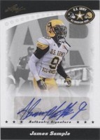 2011 Leaf U.S. Army All-American Bowl James Sample #BA-JS1